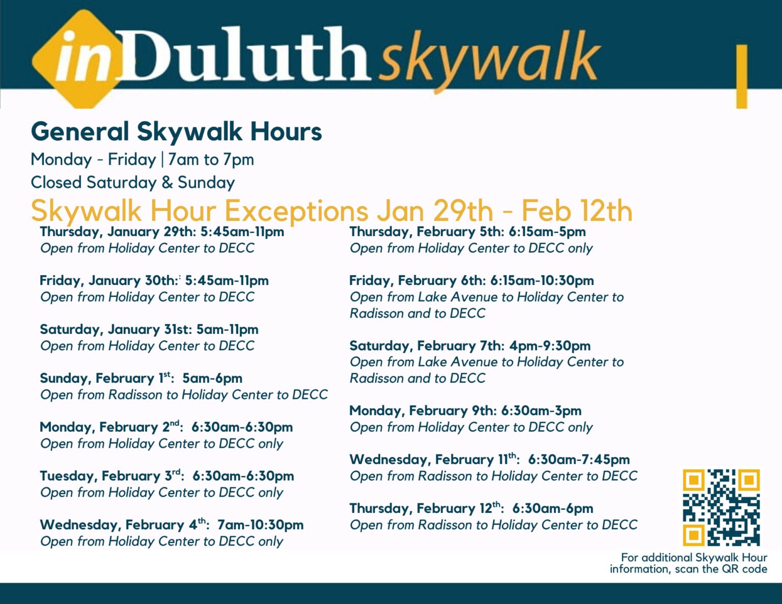 Skywalk Downtown Duluth